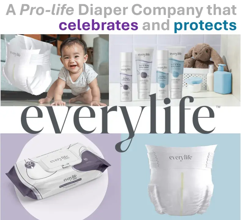 Celebrate your baby with EveryLife, a pro-life company offering premium diapers, wipes, and more made with safe, gentle materials for every baby—because every life is a miracle. Get 10% off—no promo code needed!