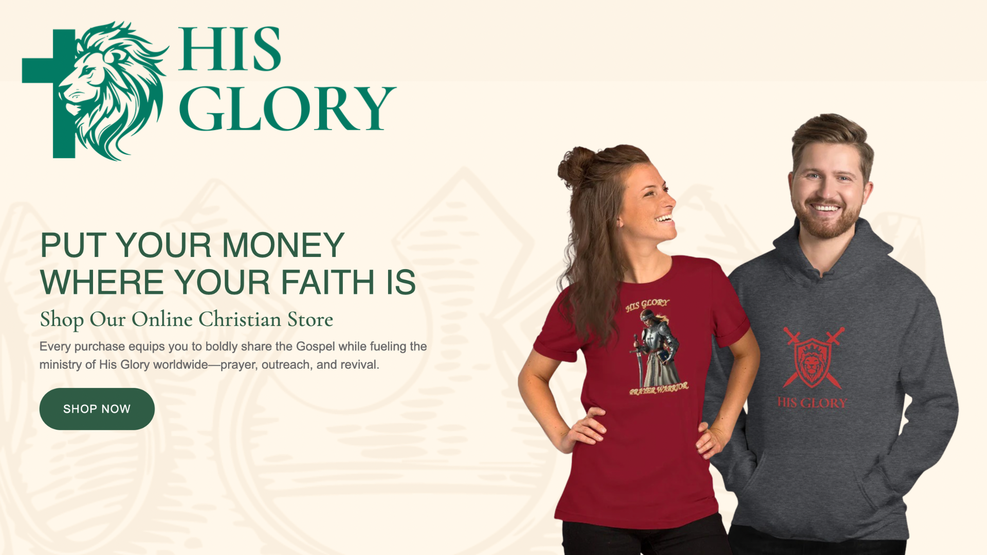 The marketplace for God's people. Explore merchandise that declares truth and celebrates freedom.&nbsp;