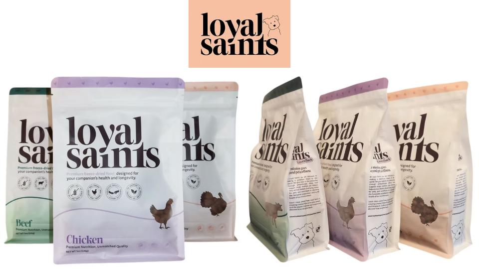 Loyal Saints delivers premium freeze-dried food crafted to support your dog’s health and longevity. Each blend is thoughtfully formulated with high-quality proteins and nutrient-dense fruits and vegetables to provide balanced, whole-food nutrition. Made with clean, natural ingredients, our recipes help promote energy, vitality, and overall wellness—so your pet can thrive and live a happy, active life.