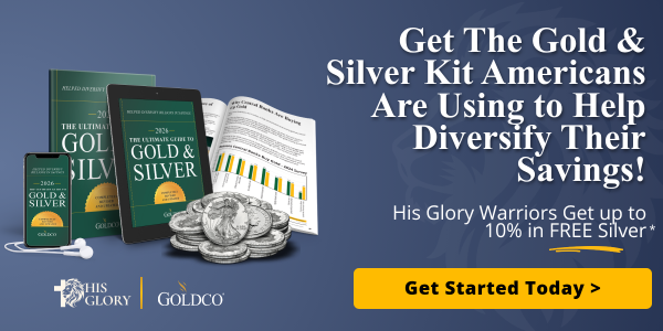 Safeguard your savings through trusted precious metal partners who offer expert guidance, dependable resources, and exceptional value to strengthen your financial future.His Glory Warriors get an extra 1% in free silver!